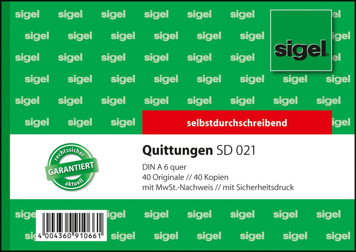 SD021 - 80 sheets - A6 q - Green