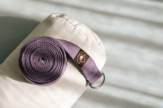 Yoga bolster ecru rond - Pure van Merkloos — afbeelding 5