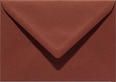 Papicolor - 40x enveloppes carte de voeux luxe EA5 156x220mm - 15.6x22, 0 cm - 105 grammes Marron chocolat