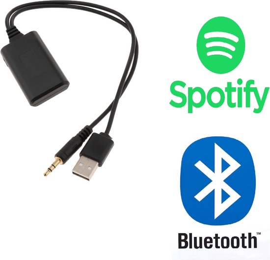 Aux Usb naar Bluetooth auto autoradio Muziek Streaming Adapter bol.com