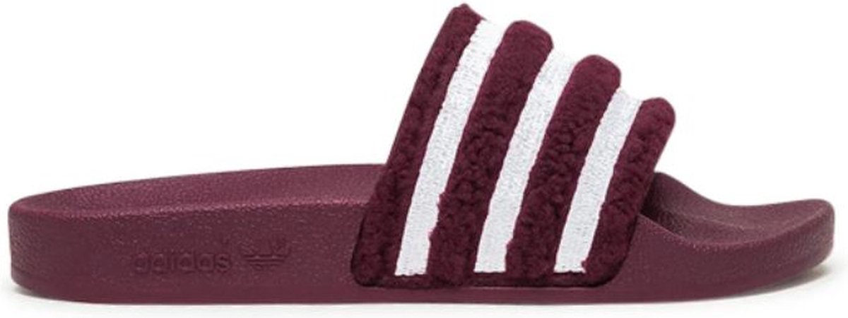 Adidas Adilette Badslippers Dames Bordeaux Maat 42 bol
