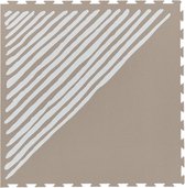 Toddlekind Sandy Lines Color Tan - Tapis de jeu - 6 dalles - 120 x 180 cm