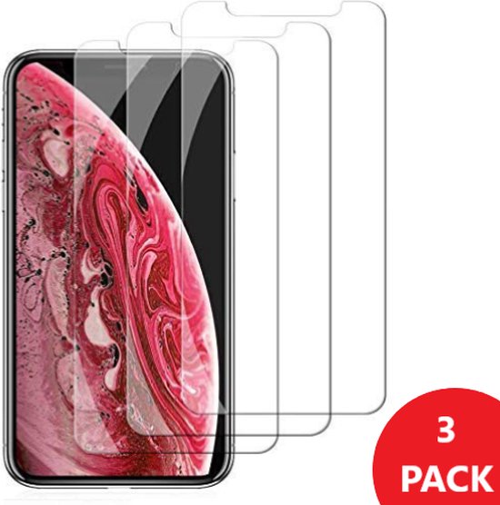 iPhone 12 / 12 pro Screenprotector Tempered Glass 3 stuks -  iPhone 12 /'21 pro Screenprotector Tempered Glass
