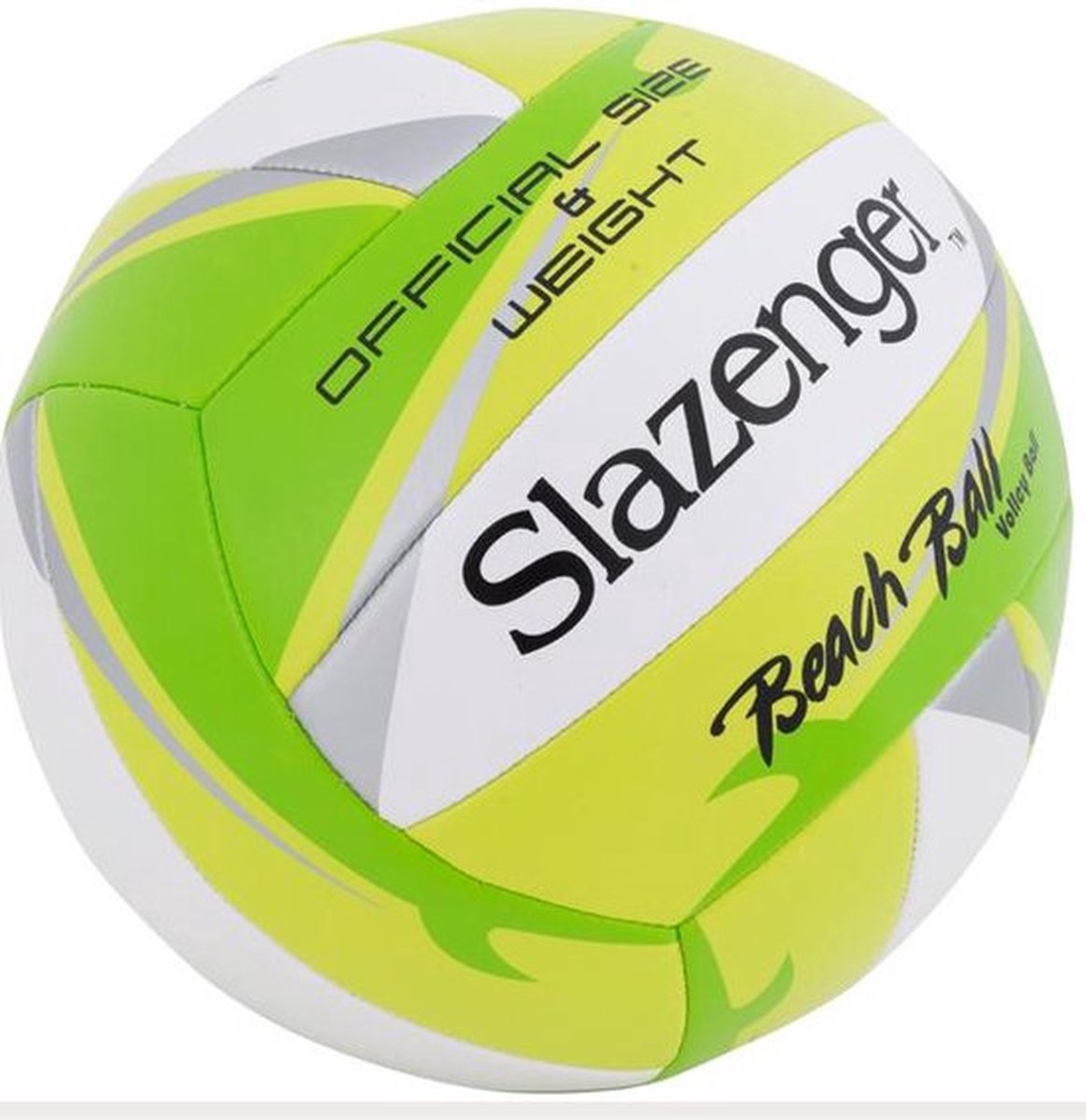 Volleybal - Slazenger - Bal - Strandbal - Sport - Spel - Groen - Geel