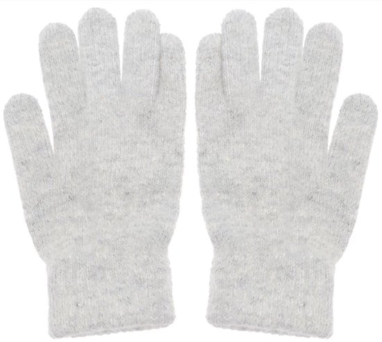 Gebreide handschoenen - Wollen handschoenen - Winter - Koude handen - Grijs - Zachte handschoenen