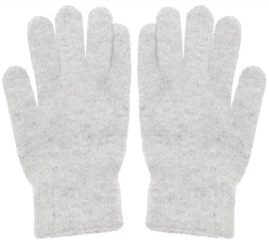 Gebreide handschoenen - Wollen handschoenen - Winter - Koude handen - Grijs - Zachte handschoenen