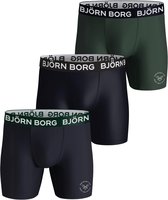 Bjorn Borg - Boxers 3Pack Groen Blauw - L - Body-fit