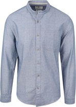 Anerkjendt - Overhemd Lukas Blauw - L - Heren - Regular-fit