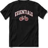 Bike EssentialsT-Shirt | Souvenirs Holland Kleding | Dames / Heren / Unisex Koningsdag shirt | Grappig Nederland Fiets Land Cadeau | - Zwart - XXL