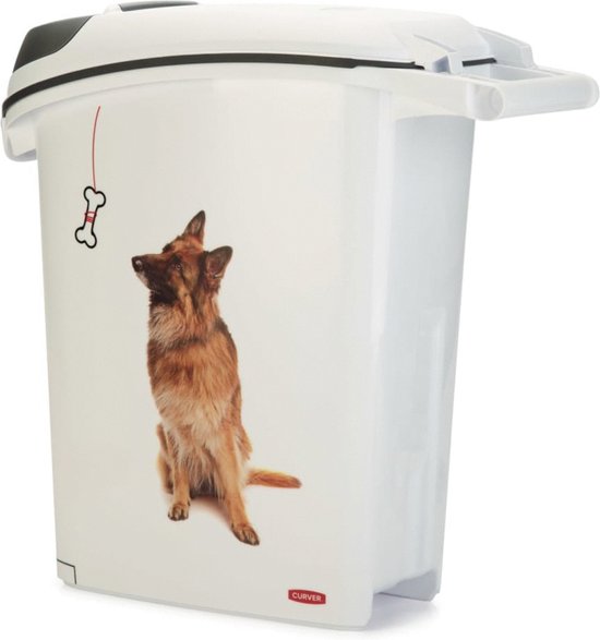 Curver PetLife - Conteneur alimentaire - Pour chiens et chats - 10kg / 23L  