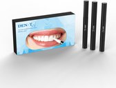 DEN-T® Tandenbleek Refill kit PRO - 3x2ML - Zonder Peroxide - Teeth Whitening - Zwart -