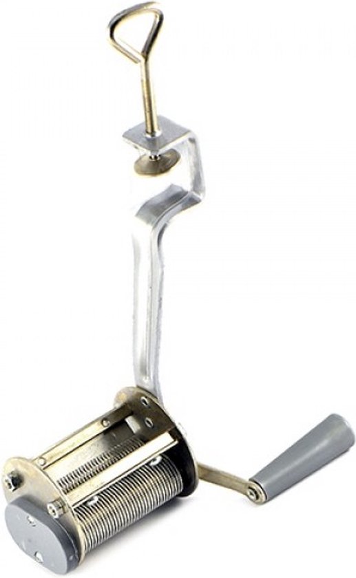 Primpol handmatige pastamachine - pastamaker RVS - 7 cm werkbreedte - snijkammen 1mm van Primpol — afbeelding 4