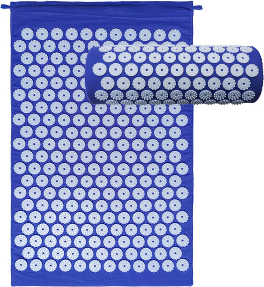 SensTools Acupressuur Mat met Kussen 68x42x2cm Spijkermat