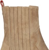 Haboob P7232 Enkellaarsjes - Enkelboots met rits - Dames - Bruin - Maat 38