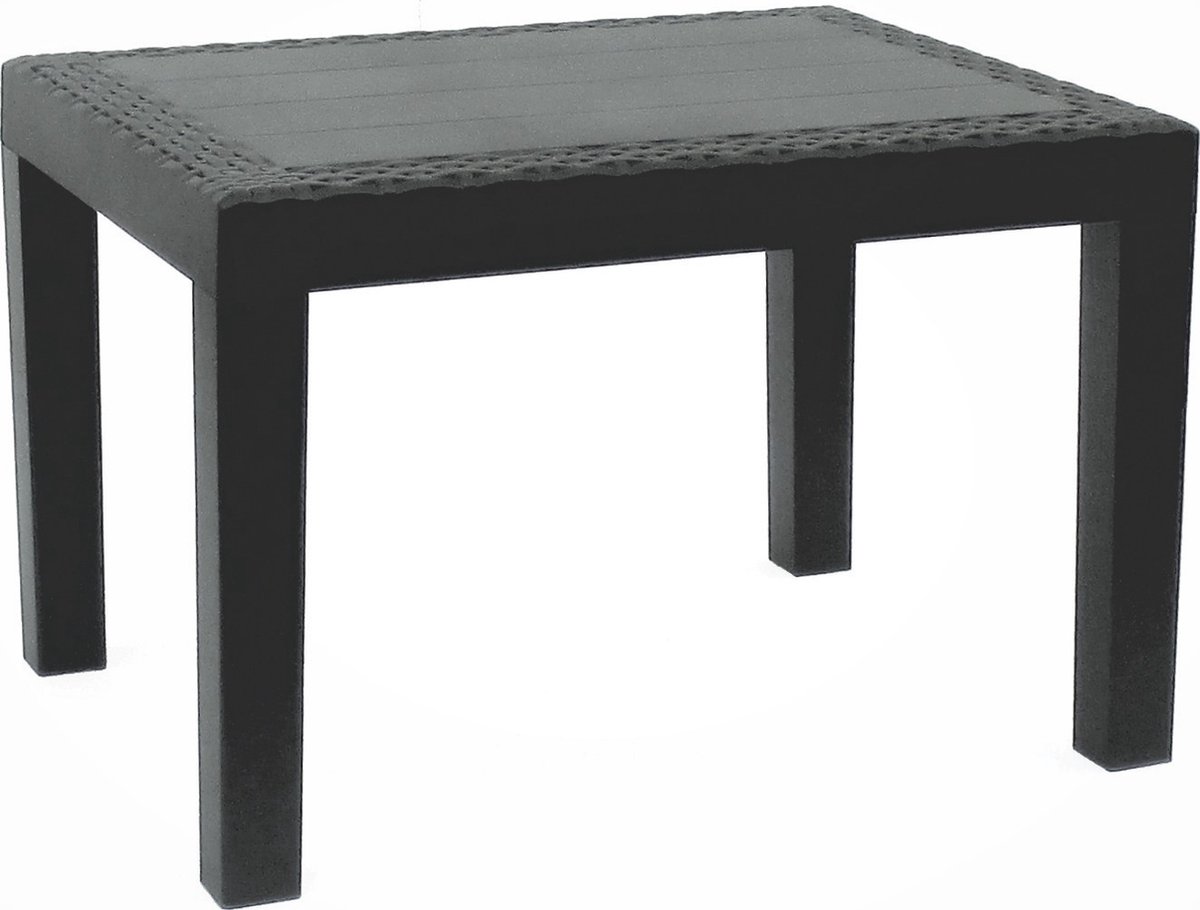 Tuintafel Jack - 59 x 46 x 40 cm - Polypropyleen - Antraciet thumbnail 2