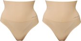 Sweet Angel Correctie Slips Naadloos Hoge Taille Bruin 2pack Maat L/XL