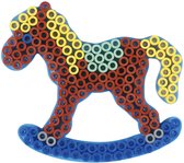 Hama MAXI HOBBELPAARD / PONY / GROOT PAARD strijkkralen vormpje / figuur / grondplaat voor extra grote maxi strijkparels (strijkkralenbordje / legbordje boerderij dier groot, schommelpaard), creatief kralen cadeau voor kinderen!