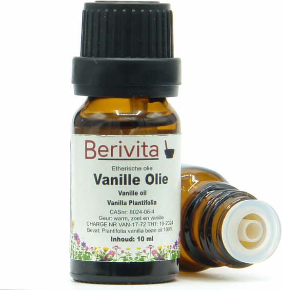 Gezichtsveld Interactie spion Vanille Olie 100% Puur 10ml - Etherische Olie van Vanille Bonen - Vanilla  Planifolia... | bol.com