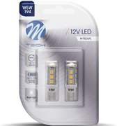 M-Tech LED - W5W 12V - Basic - 16x Led diode - Wit - Set