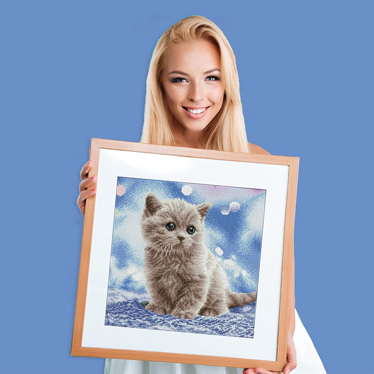 DIAMOND DOTZ Bubbles - Diamond Painting - 16.641 Dotz - 35x35 cm — afbeelding 5