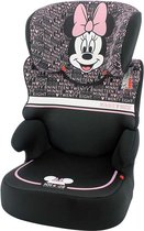 Disney - Befix Minnie Mouse Typo - autostoel groep 2 en 3 - 15 tot 36 kg - Zwart, Roze