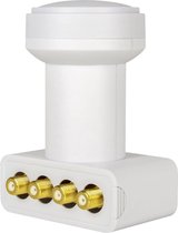 MegaSat HD-Profi Quad LNB Aantal gebruikers: 4 Feed-opname: 40 mm vergulden aansluiting, Weerbestendig