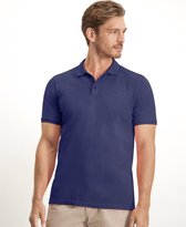 State of Art - Pique Polo Donkerblauw - XXL - Modern-fit