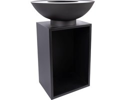 RedFire - ONYX Classic (Ø 80 cm) - Vuurschaal BBQ - Staal - Zwart