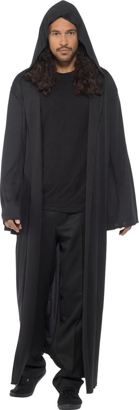 Cape longue sombre avec capuche pour homme - Costumes adultes