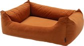 Madison Velours Dog Bed Oranje M