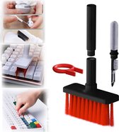 5-in-1 Multifunctionele schoonmaakset - Multitool - Keyboard cleaner - Toetsenbord reiniger - Geschikt voor Airpods - cleaning set - Keycap puller