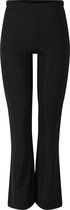 Pieces PCRINA HW FLARED PANT Dames Broek Zwart - Maat L