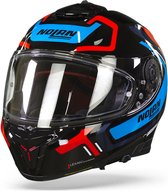 Nolan N80-8 Ally N-Com 43 Glossy Black Blue Red S