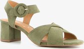 Blue Box dames sandalen met hak - Groen - Maat 38