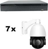 Beveiligingscamera set Sony 7x PTZ Dome camera 8MP UltraHD 4K
