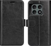 OnePlus 10 Pro Hoesje - MobyDefend Wallet Book Case (Sluiting Achterkant) - Zwart - GSM Hoesje - Telefoonhoesje Geschikt Voor: OnePlus 10 Pro