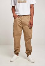 Urban Classics Broek rechte pijpen -Taille, 32 inch- Script Twill Creme