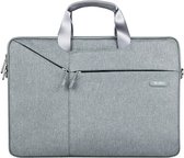 Zakelijke laptop tas tot 15.6 inch - MacBook tas - Lichtgrijs