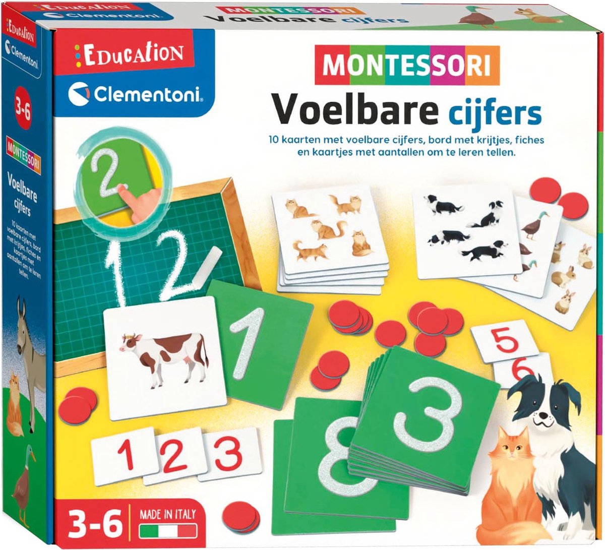 Clementoni Education Montessori - Des formes et des lacets : dès 3 ans