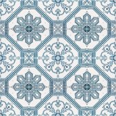 tegelstickers Greek Tiles 40 x 40 cm blauw 3 stuks