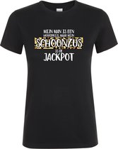 Klere-Zooi - Mijn Man Is Een Hoofdprijs... - Dames T-Shirt - L