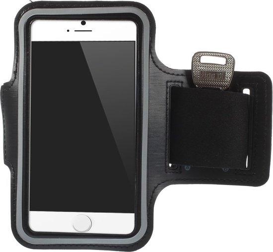 Peachy Hardloopband voor Telefoon iPhone Mobiel Medium Sport Armband - Sportband - Zwart