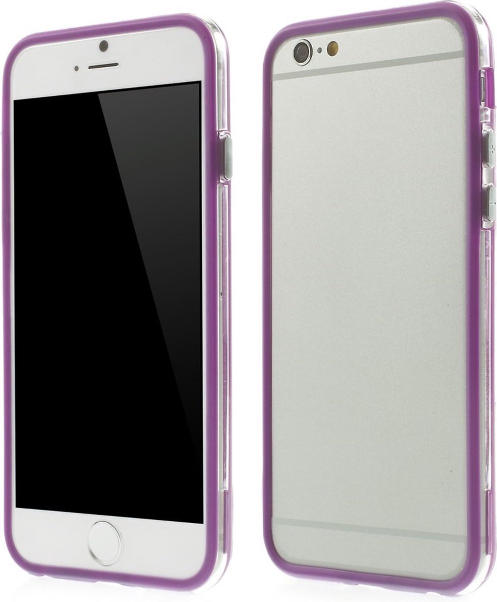 Peachy Paars bumper hoesje geschikt voor iPhone 6 6s case