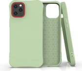 Peachy Soft case TPU hoesje voor iPhone 12 mini - groen