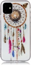 Peachy Dromenvanger Mandala Web Kraaltjes Kleur Spiritueel Hoesje Case TPU iPhone 11 - Transparant