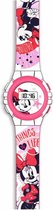 Disney Horloge Minnie Meisjes 29 Cm Roze/wit