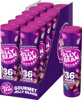 The Jelly Bean Factory 12 tubes à 100 g Snoep - 36 Huge Flavours jelly beans - Cadeau