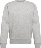 Tommy Hilfiger - Heren Sweaters Flag Patch Sweater - Grijs - Maat L