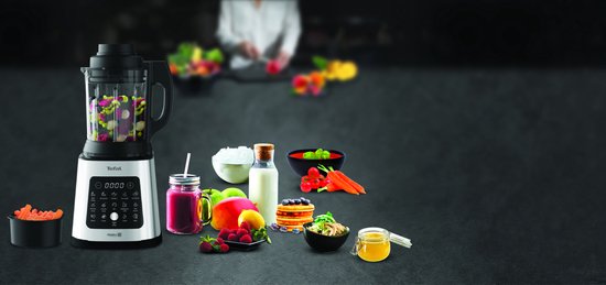 Tefal Perfectmix Cook BL83SD - High-Speed Blender - 1.75L - 1400W - Inclusief Stoommand - Voor Koken