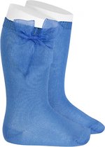 Cóndor Kniekous Met Organza Strik | 2439/1 | Blauw | 23-26 | maat 4